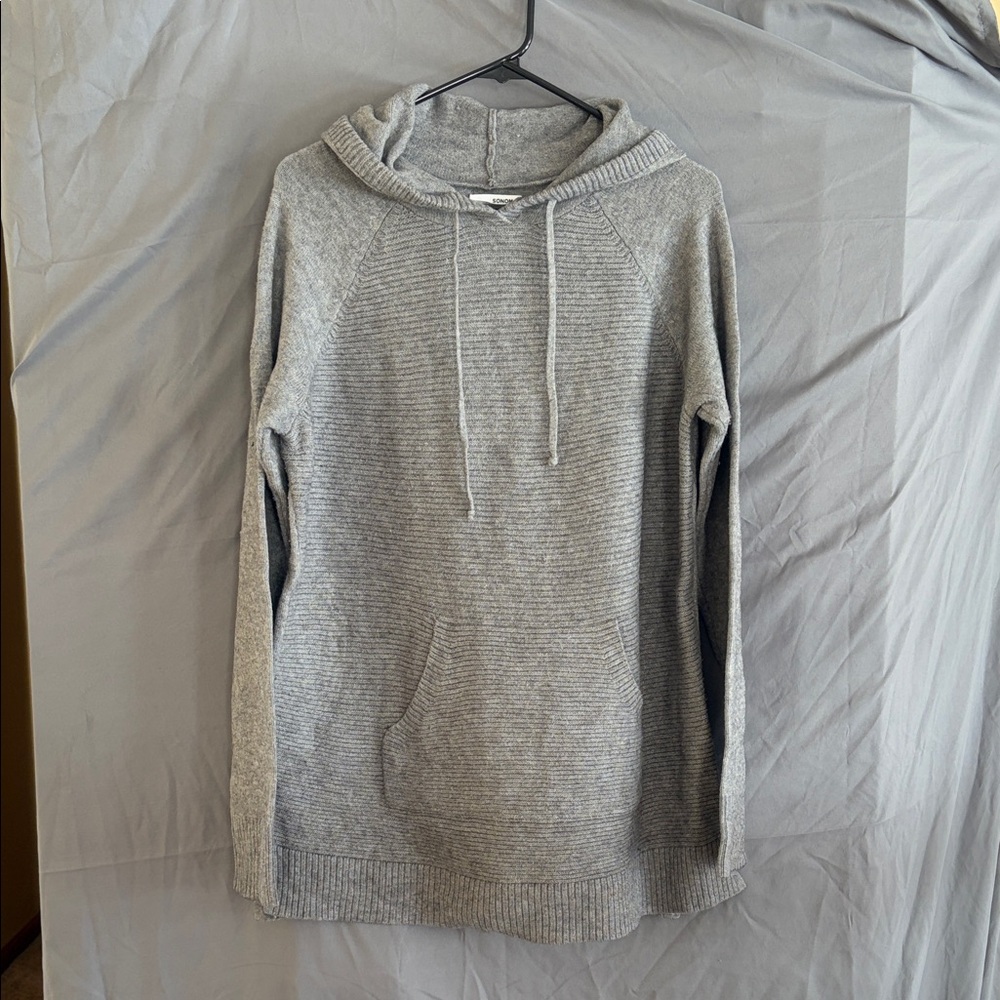 Sonoma Gray Hooded Women’s Sweater